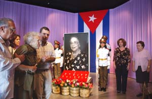 Sentido homenaje a Vilma